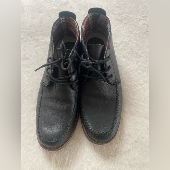 Toms Leather Shoes Size 11,5 Color Black - Picture 10 of 10